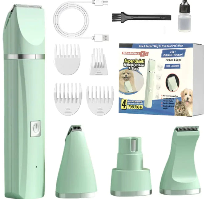 WhisperGlide Cordless Pet Grooming Kit