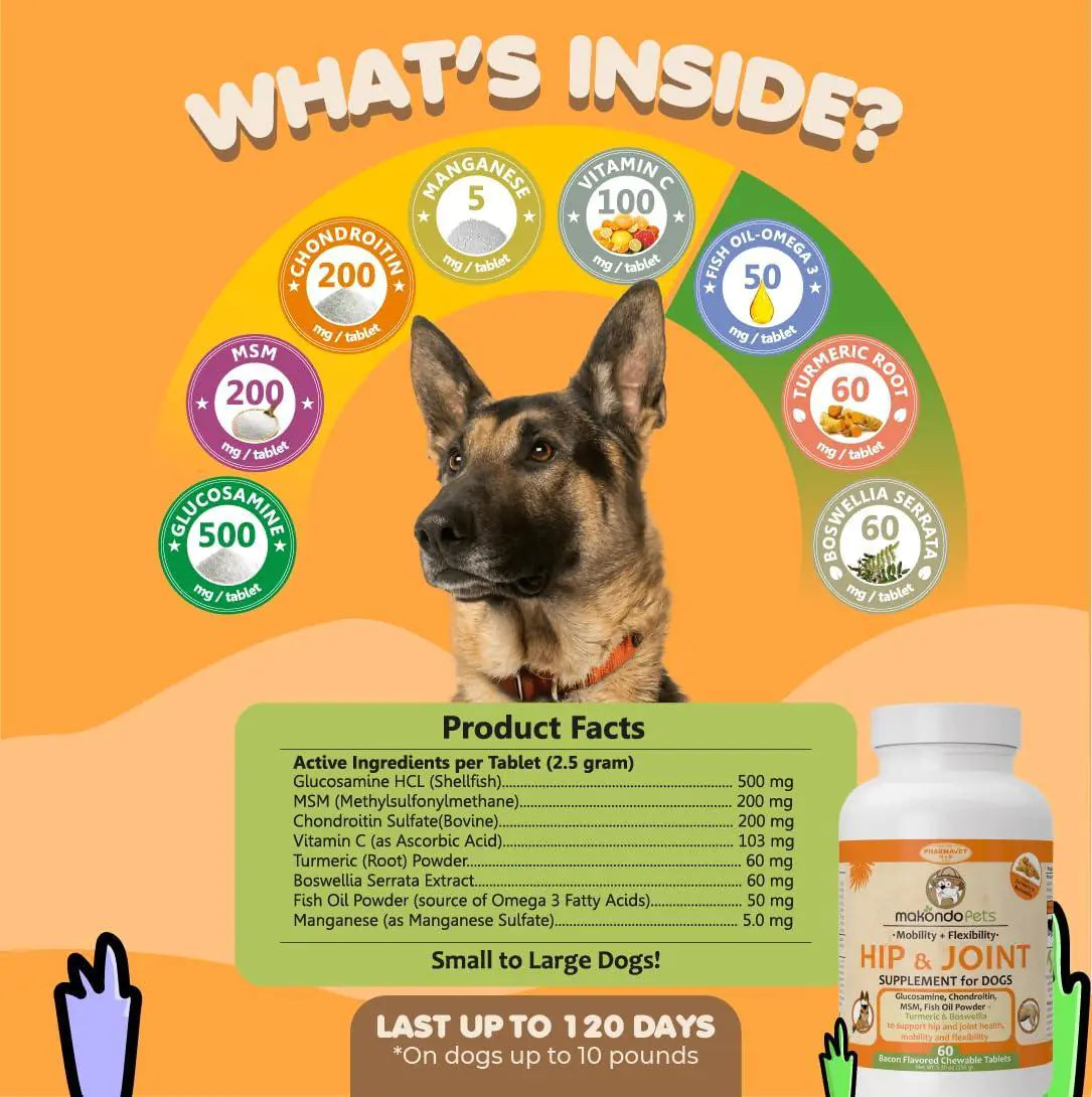 Makondo Pet Hip & Joint Support Supplement