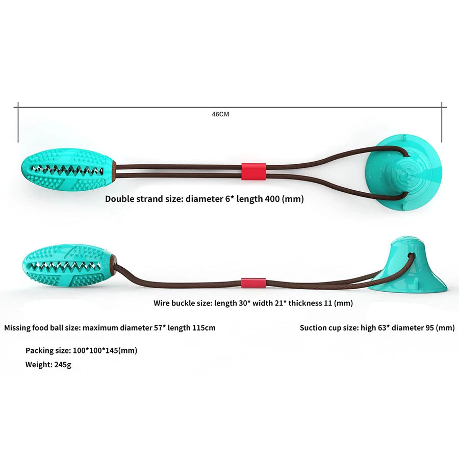 Tug-O-Joy Suction Cup Dog Toy