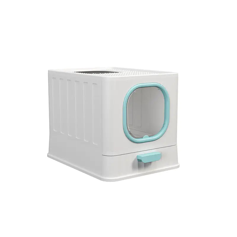 Folding Enclosed Cat Litter Box