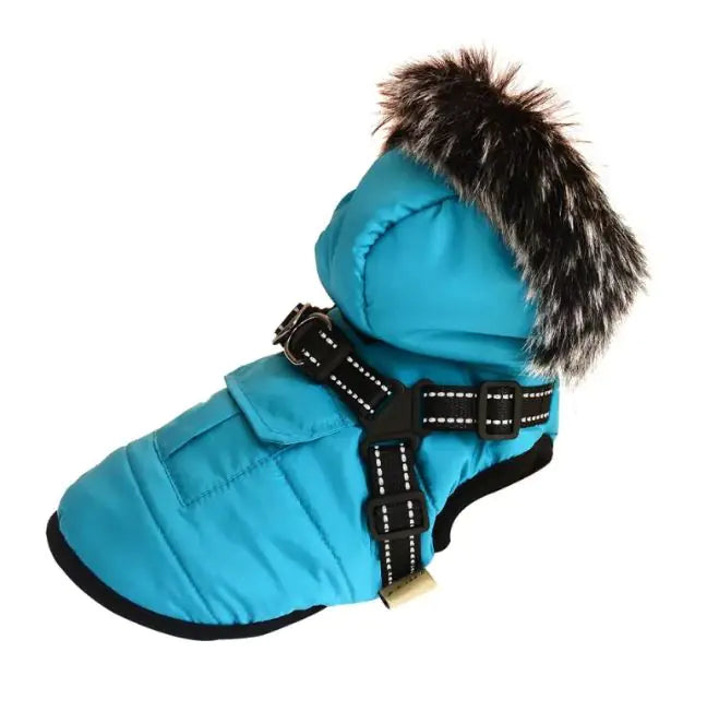 PetSnug Warm Cotton Vest with Luxury Fur
