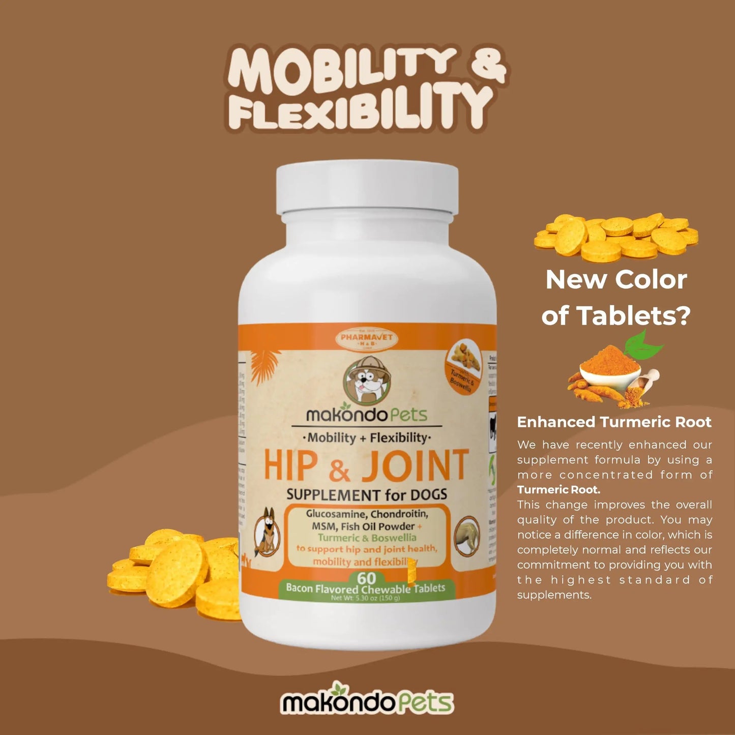Makondo Pet Hip & Joint Support Supplement