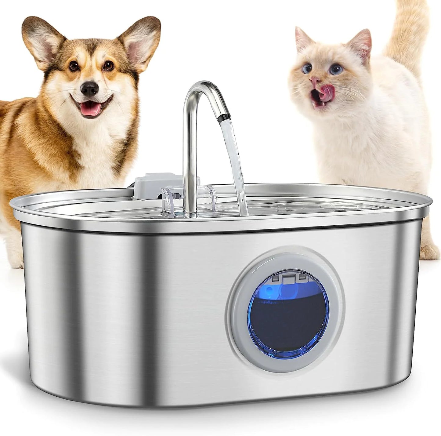 EverFresh Stainless Pet Fountain