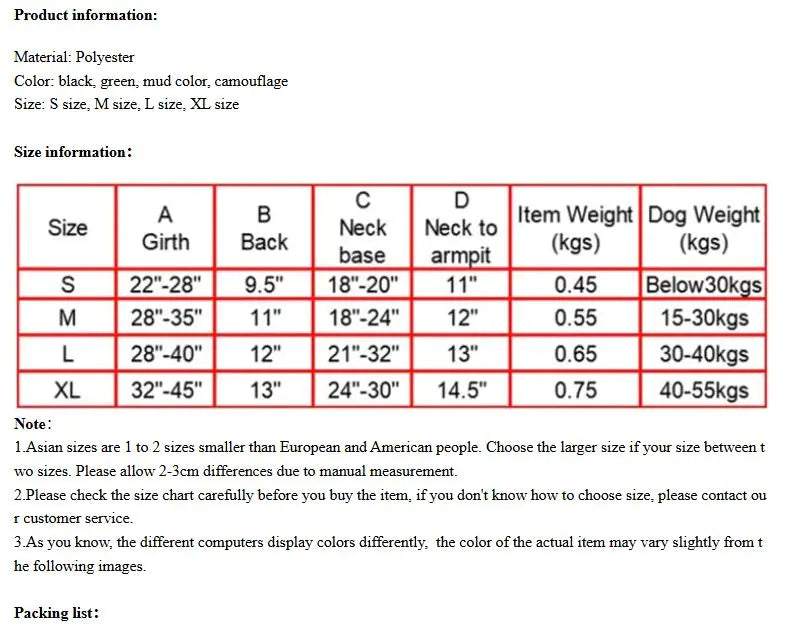 Adventure-Ready Canine Tactical Vest