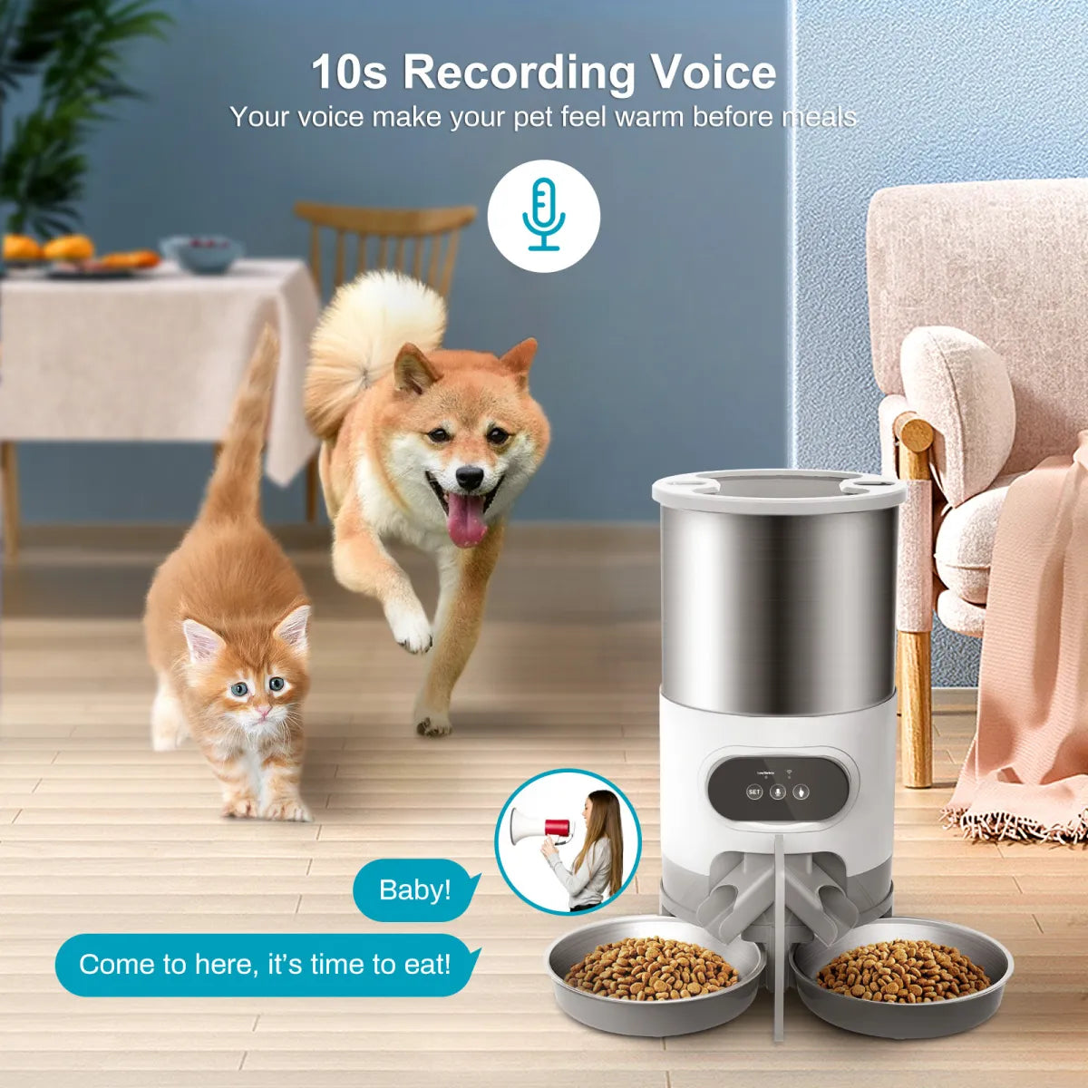 PawsPrompt 45L Smart Pet Feeder