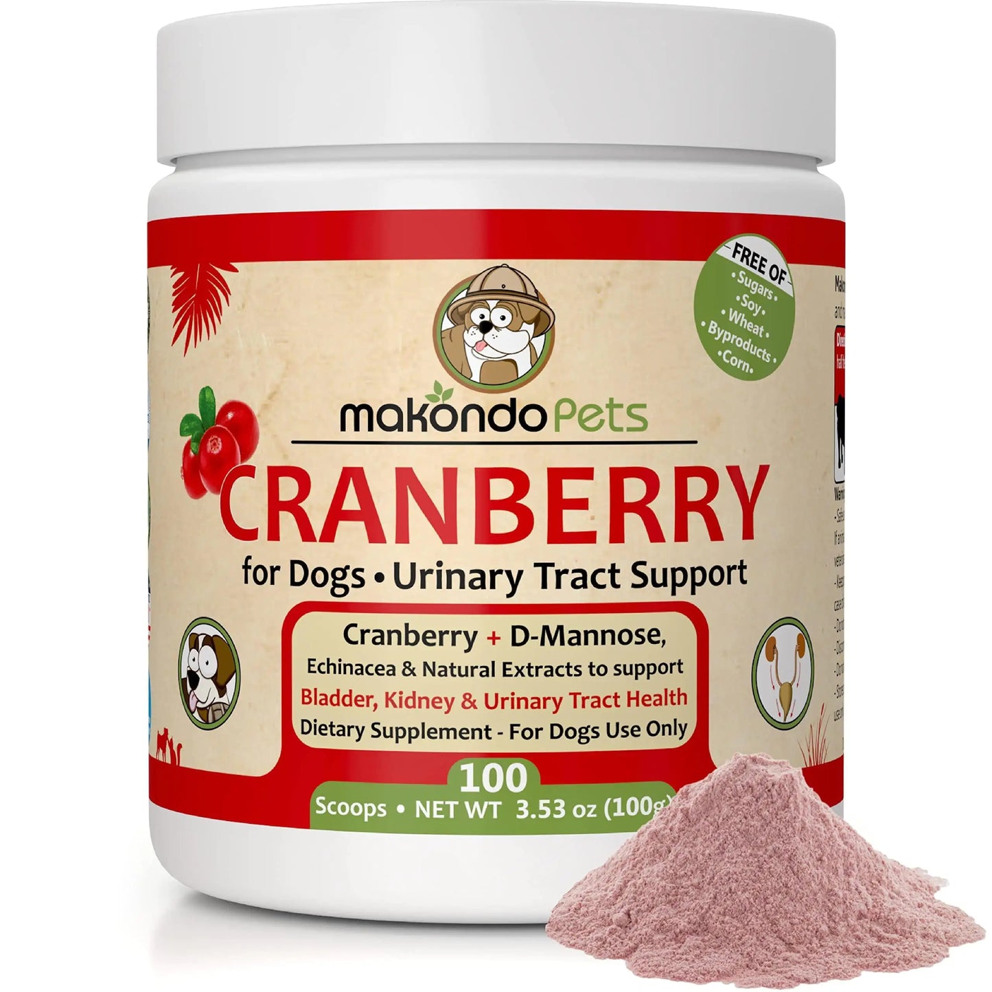 Cranberry Kidney Care - Natural UTI & Bladder Support for Dogs