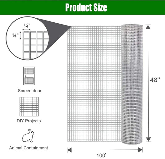 SafeHaven Heavy-Duty Galvanized Wire Roll
