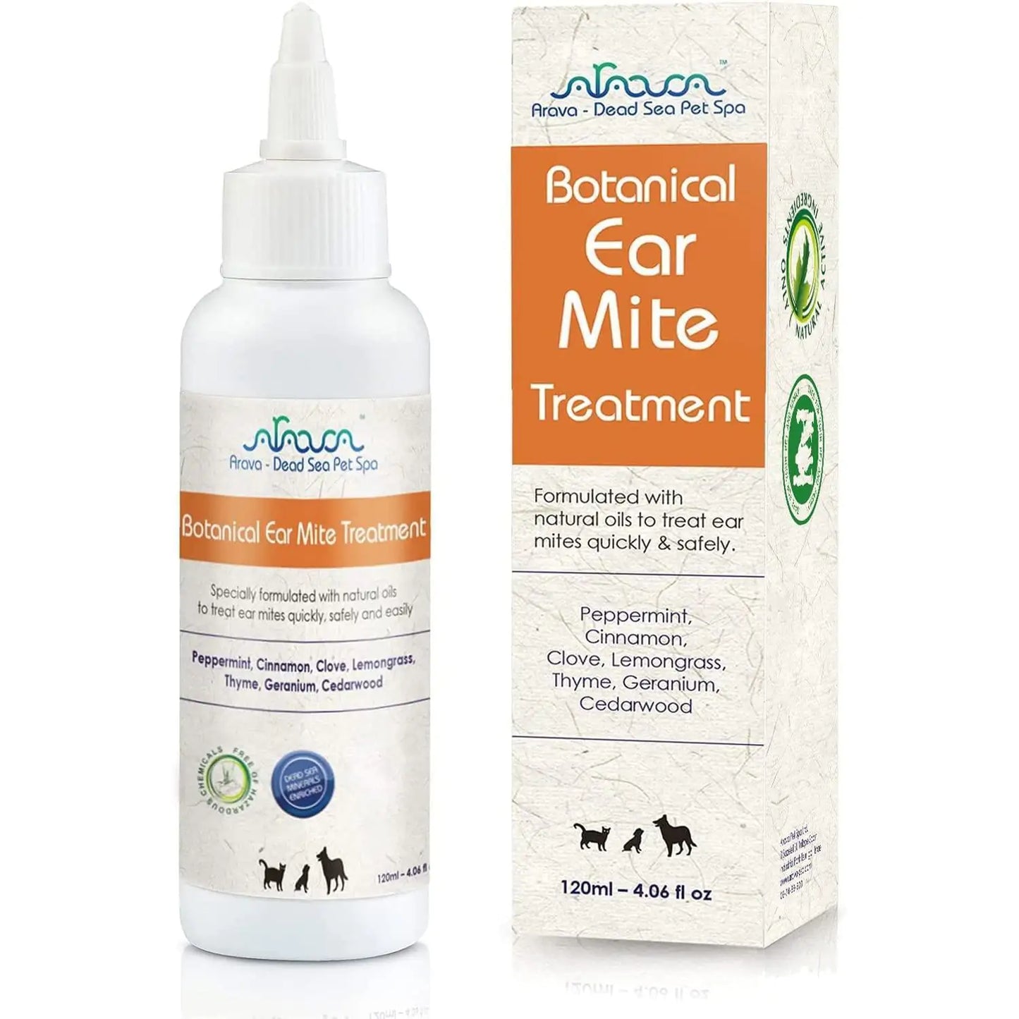 PetPure Ear Mite Solution for Dogs & Cats