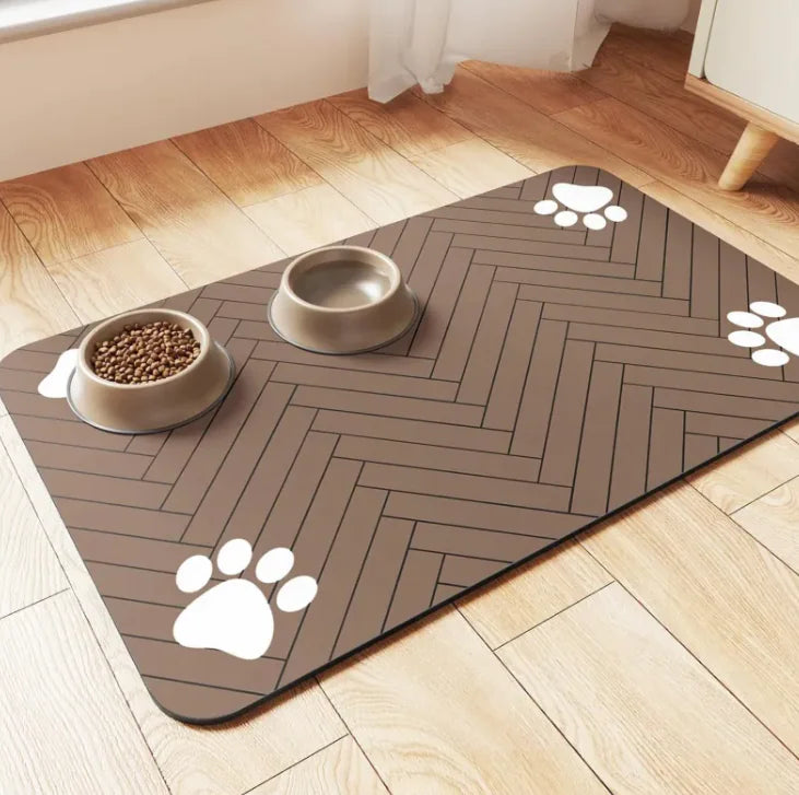 SplashGuard Non-Slip Pet Feeding Mat