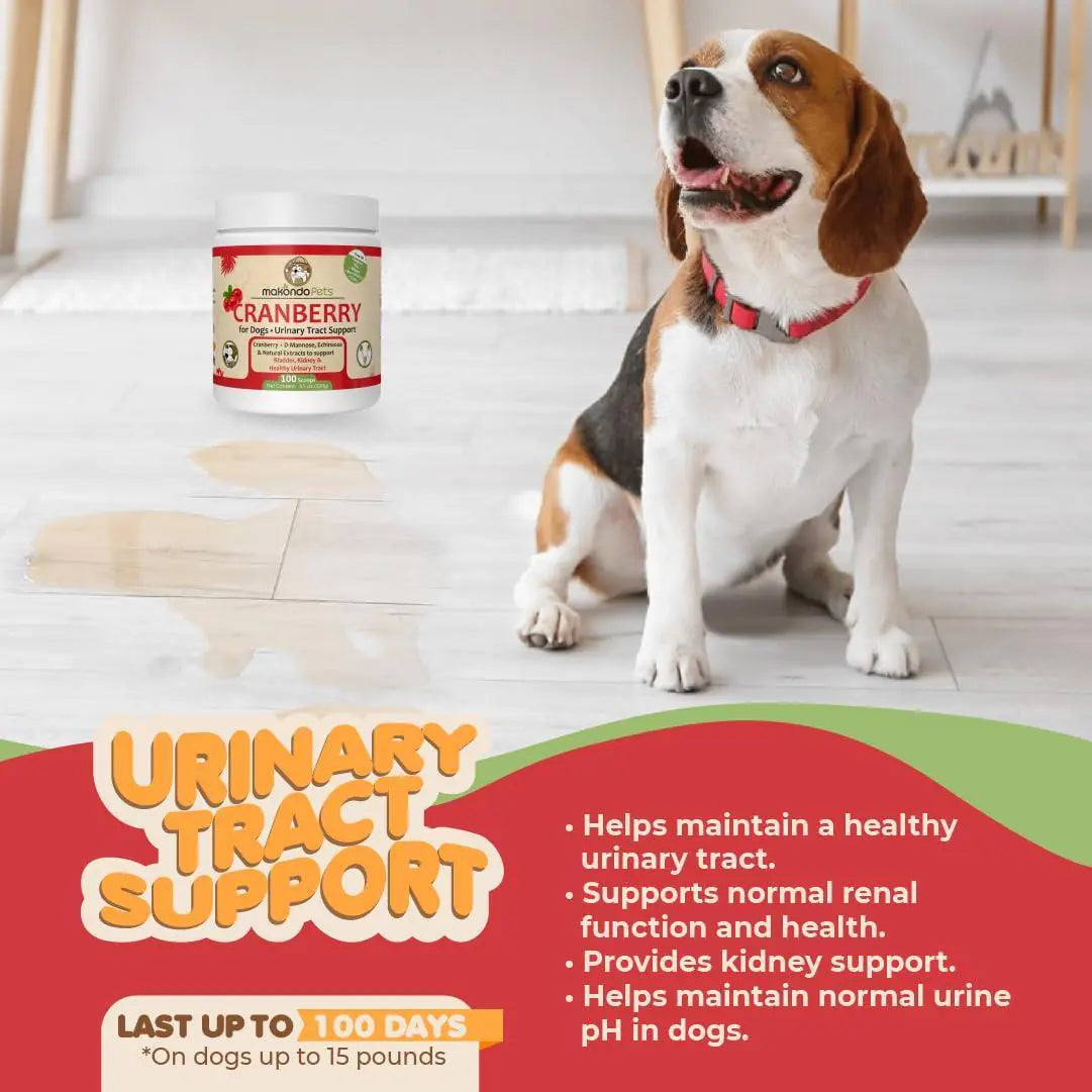 Cranberry Kidney Care - Natural UTI & Bladder Support for Dogs