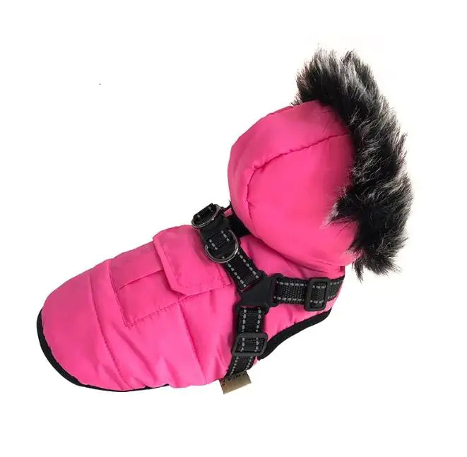PetSnug Warm Cotton Vest with Luxury Fur