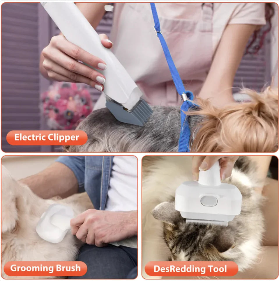 Purrfect Groom Pro Vacuum & Scissors Kit