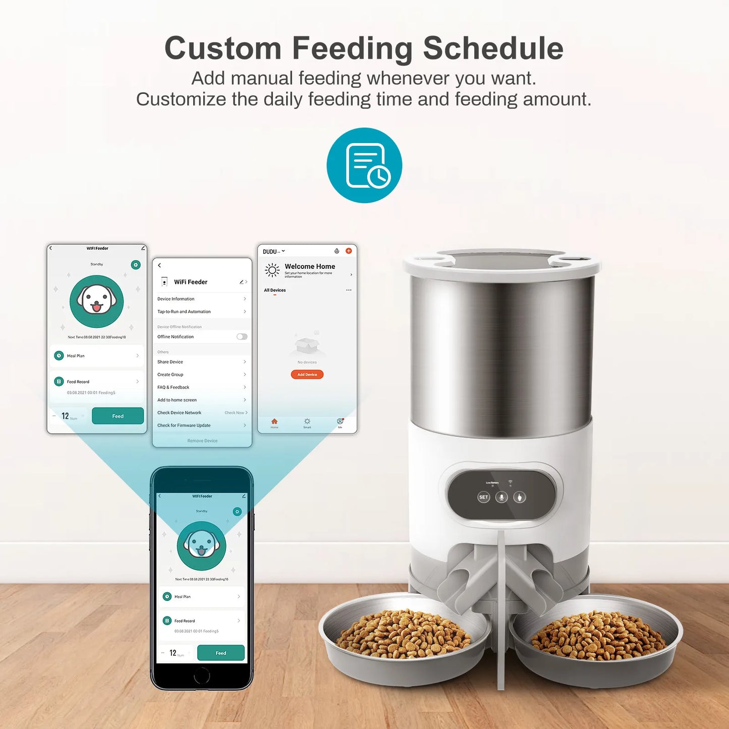 PawsPrompt 45L Smart Pet Feeder